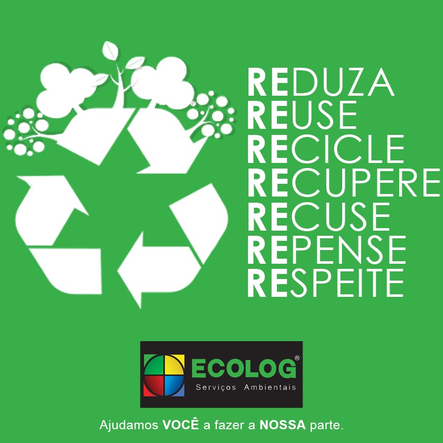 Conheça os 7 R's - Ecolog Serviços Ambientais